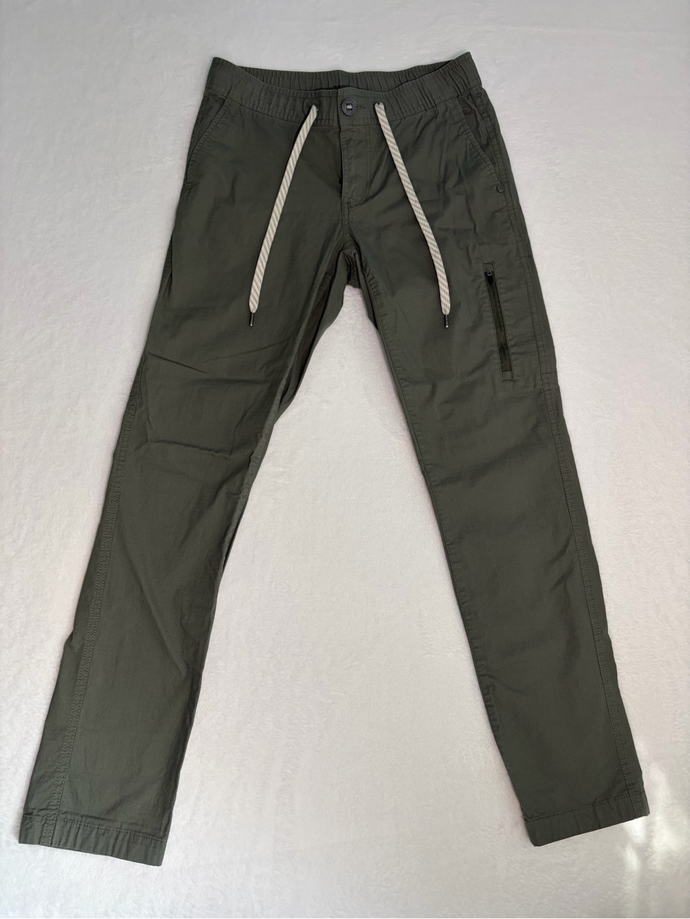 Vuori Ripstop Olive Drawstring Utility Pants
